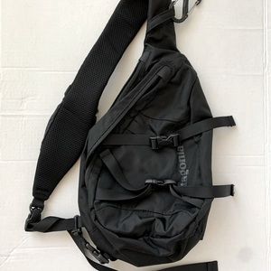 Patagonia Black Atom Sling Hiking Backpack